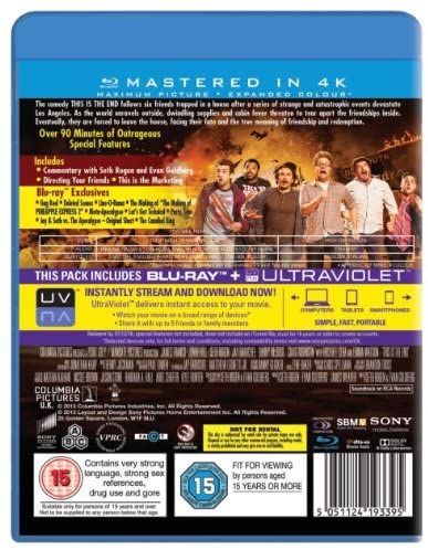 This is the End [2013] [Region Free]  - Comedy/Fantasy [Blu-ray]