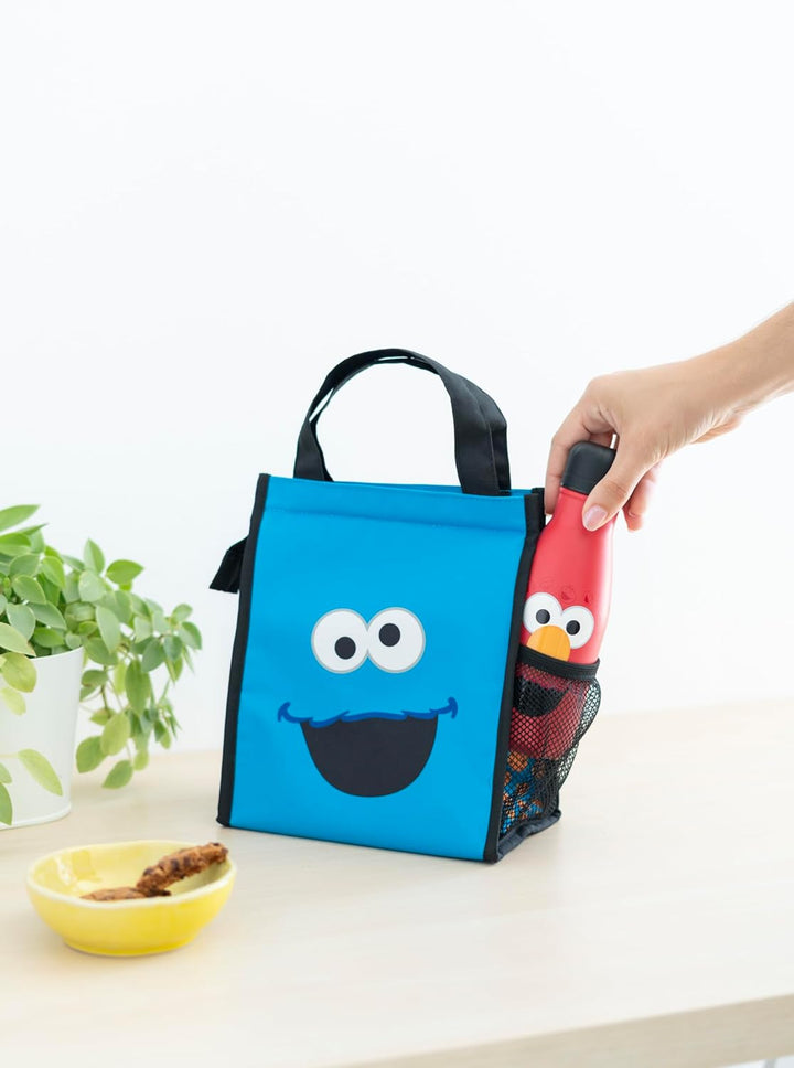 Grupo Erik Sesame Street Lunch Bag | 8 x 9 x 5 inches - 20 x 23 x 13 cm