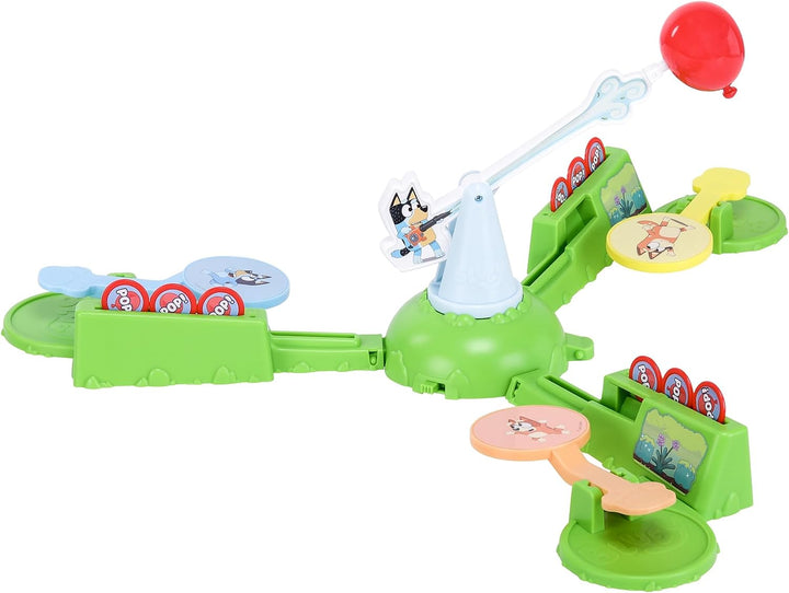 Bluey 90973 Keepy Uppy Game. Keep Air. Includes Motorized Balloon. 2-3 Players.