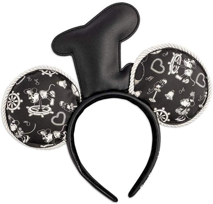 Loungefly Disney Mickey Mouse Steamboat Willie Hat Headbad