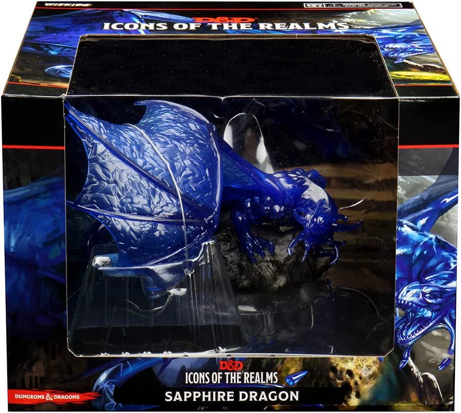 WizKids DandD Icons of the Realms: Sapphire Dragon Premium-Figur