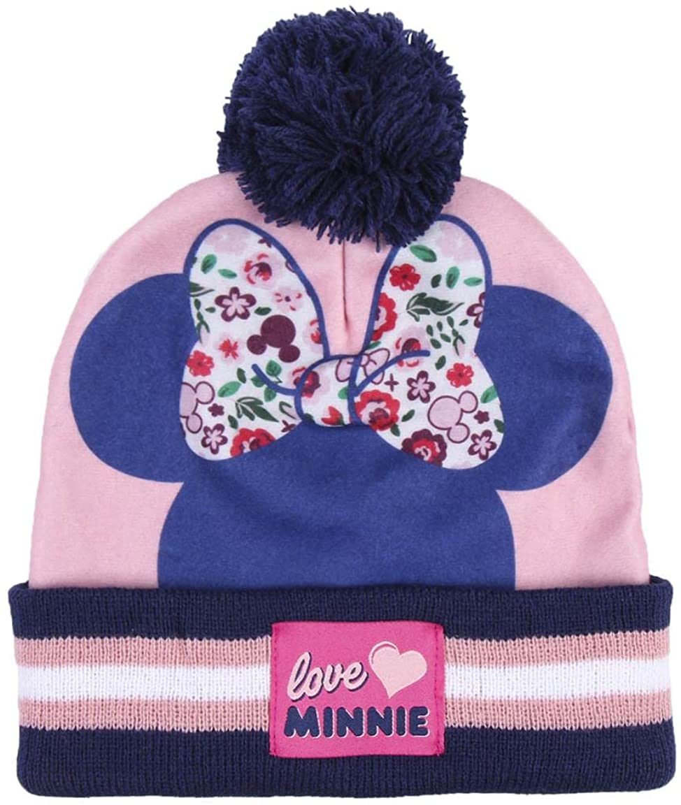 CERDA' – Minnie, 3er-Set, Mütze + Handschuhe für Mädchen, Disney Winter koordiniert