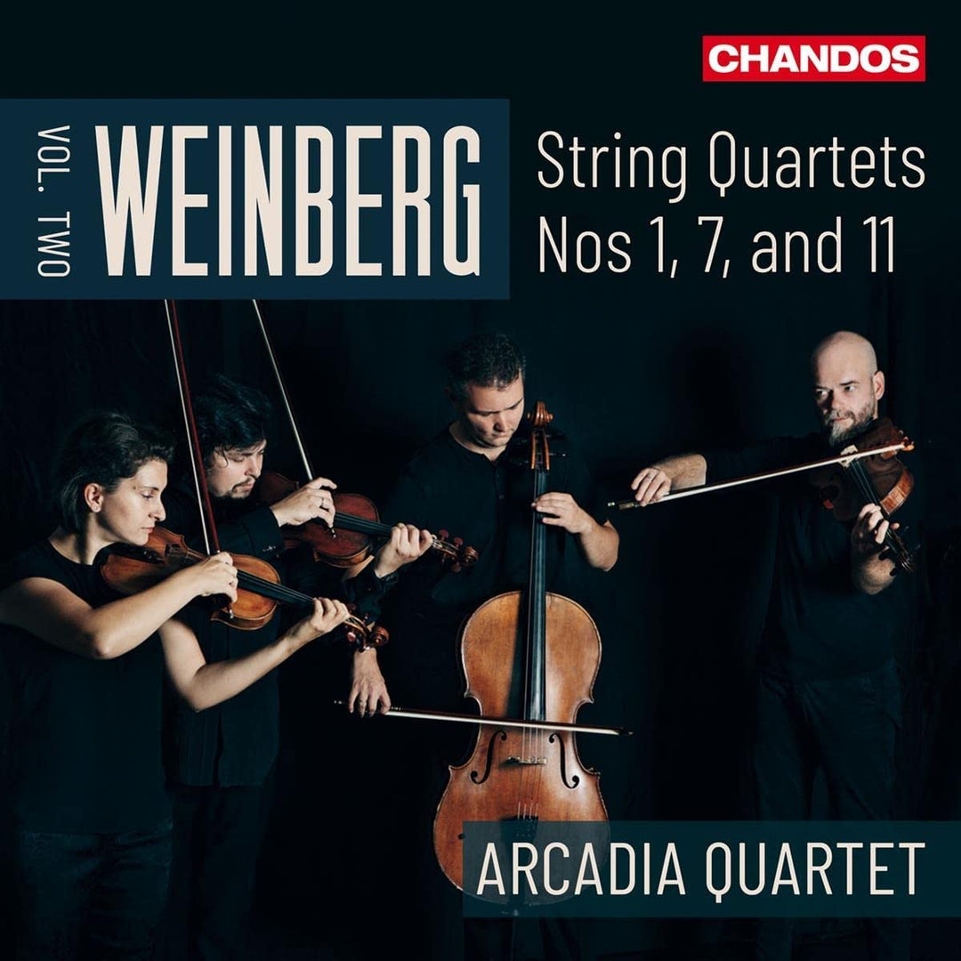 Weinberg: String Quartets 2 [Arcadia Quartet] [Chandos: CHAN 20174] [Audio CD]