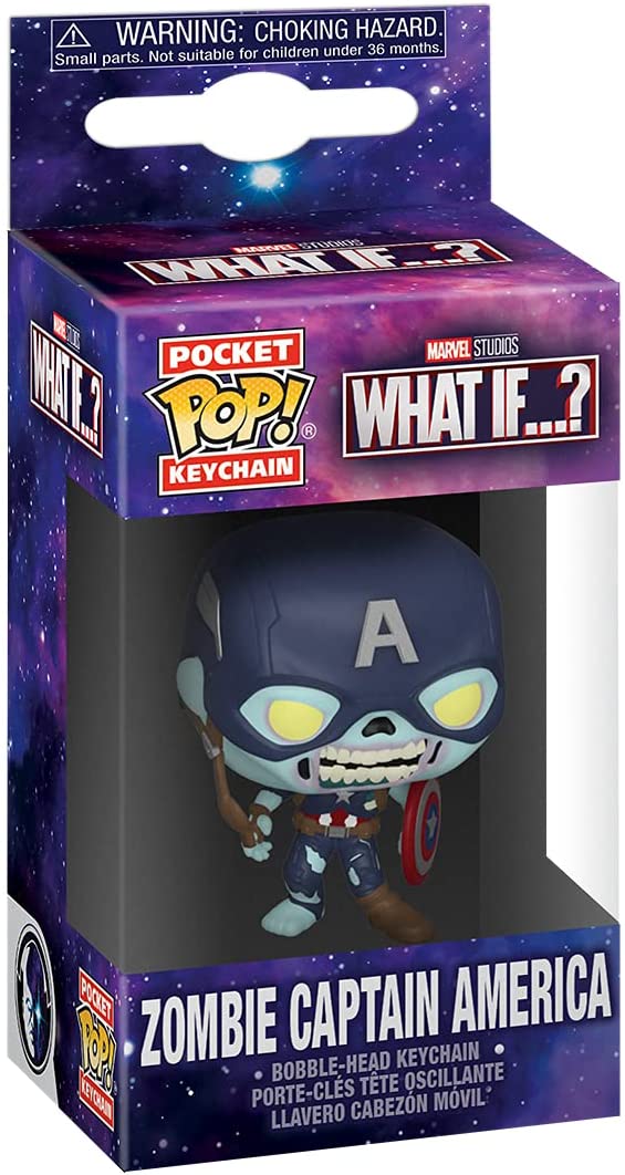 Marvel Studios What If Zombie Captain America Funko 57399 Pocket Pop!