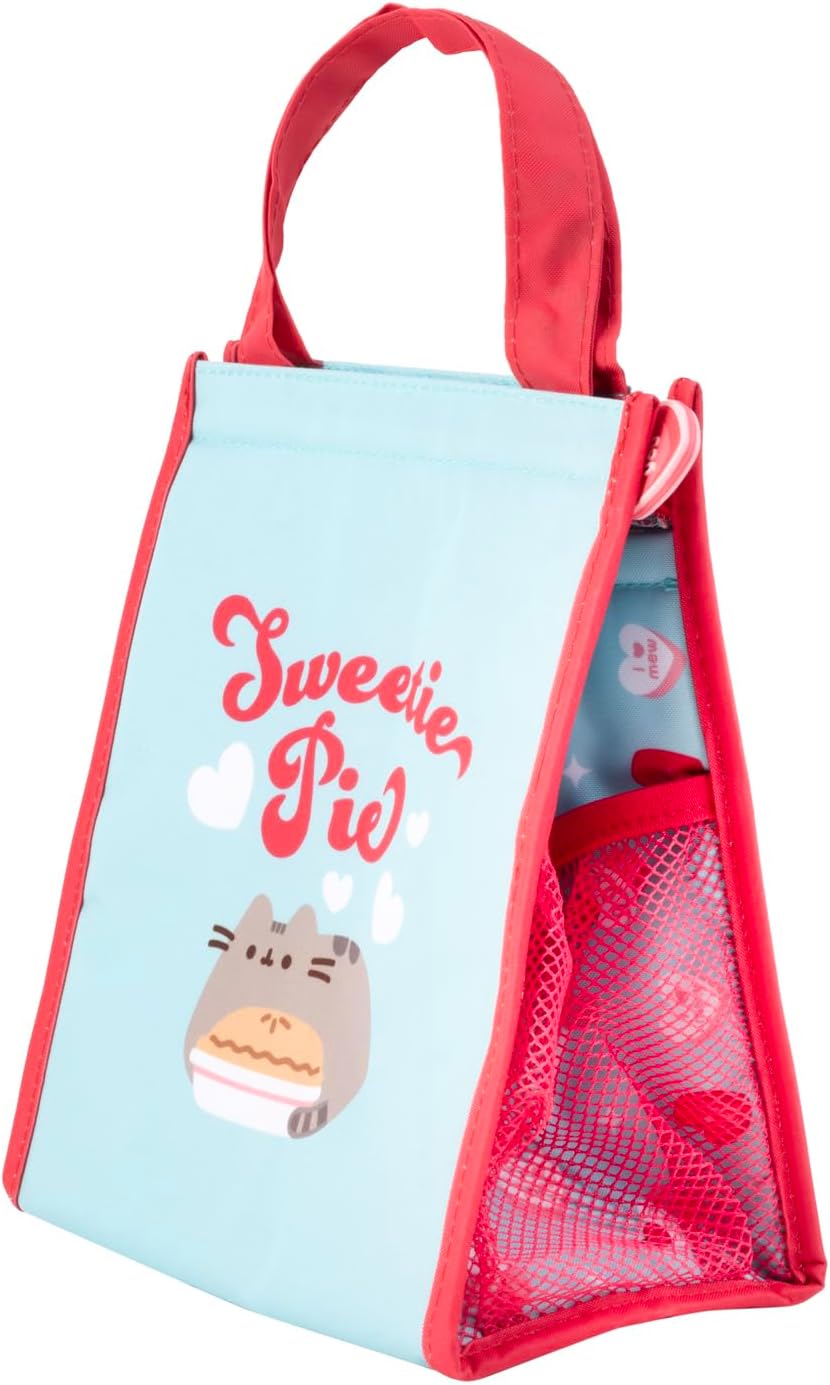 Grupo Erik Pusheen Lunch Bag | 8 x 9 x 5 inches - 20 x 23 x 13 cm | Insulated Lunch Bag