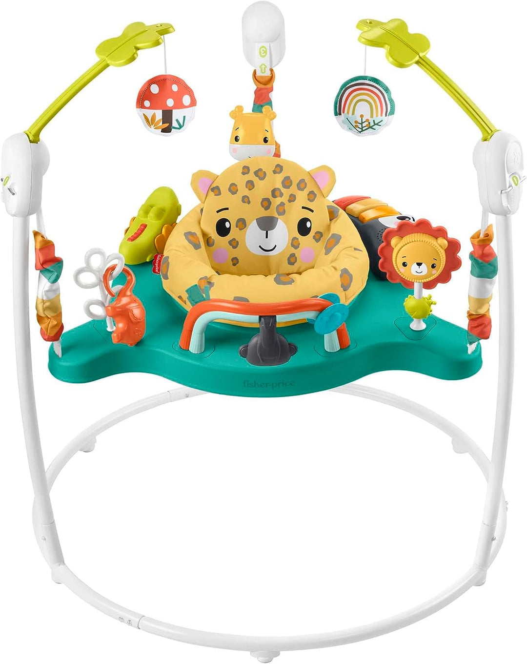 ?Fisher-Price Jumperoo Baby-Aktivitätszentrum mit Licht, Geräuschen und Musik, Intera