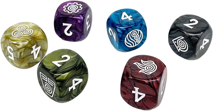 Avatar Legends The RPG: Dice Pack - 12 Piece Engraved Dice Set, Roleplaying Game