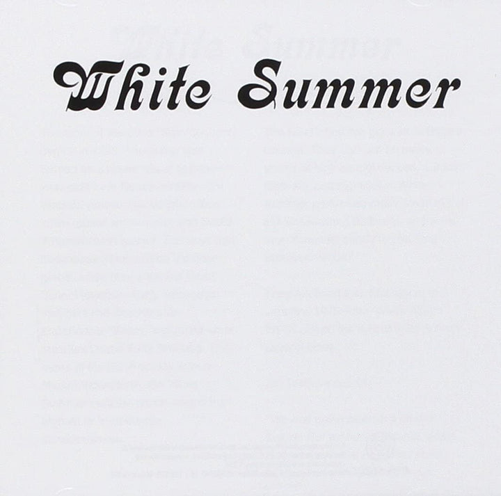 White Summer - White Summer [Audio CD]