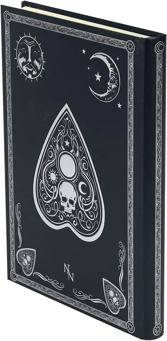 Nemesis Now Embossed Journal Black and White Spirit Board 17cm, Coated, Wood Fre