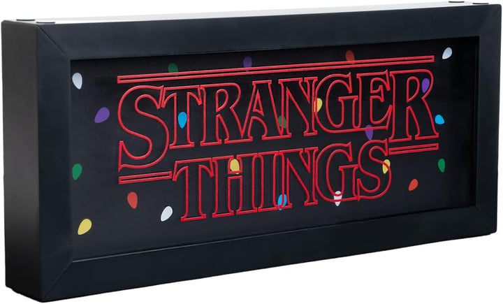 Official Stranger Things Lamp - 4 Lighting Modes - Multi Coloured Lights - Neon Light