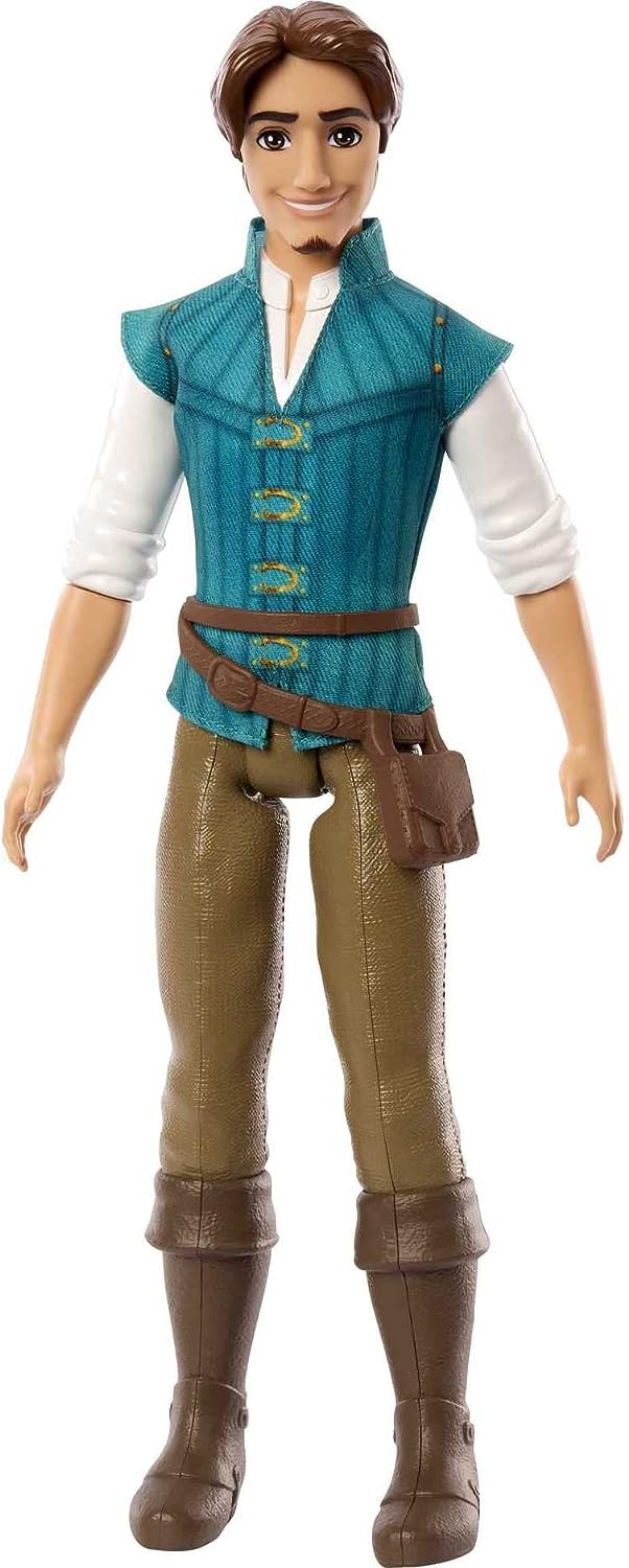 Disney Princess Toys, Posable Flynn Rider Fashion Doll in Signature Look Inspired by the Disney Movie Tangled