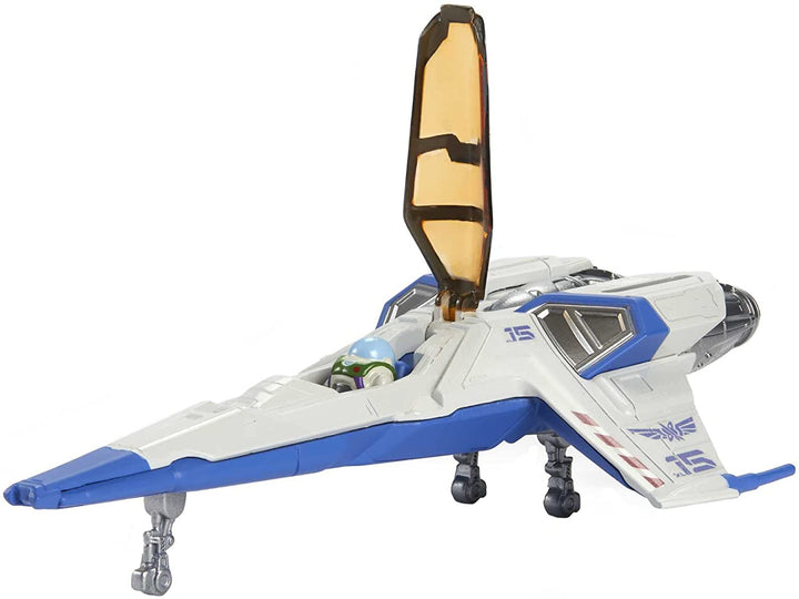 Disney Buzz LightYear Raumschifffahrzeug, Hyperspeed Series XL-15 Space Jet (6 Zoll).