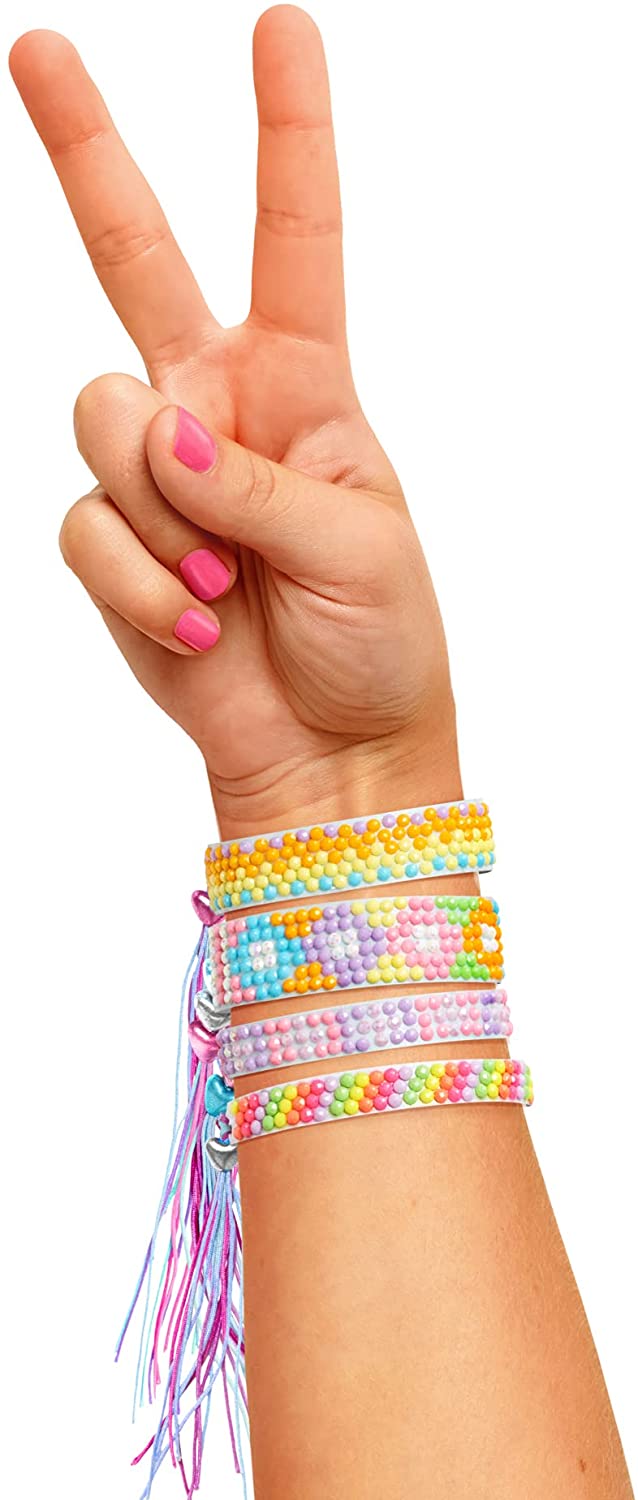 Blingle Bands DIY Gem Friendship Bracelet, 8 Band Deluxe Studio - Arts & Craft Activity for Ages 7 and Up