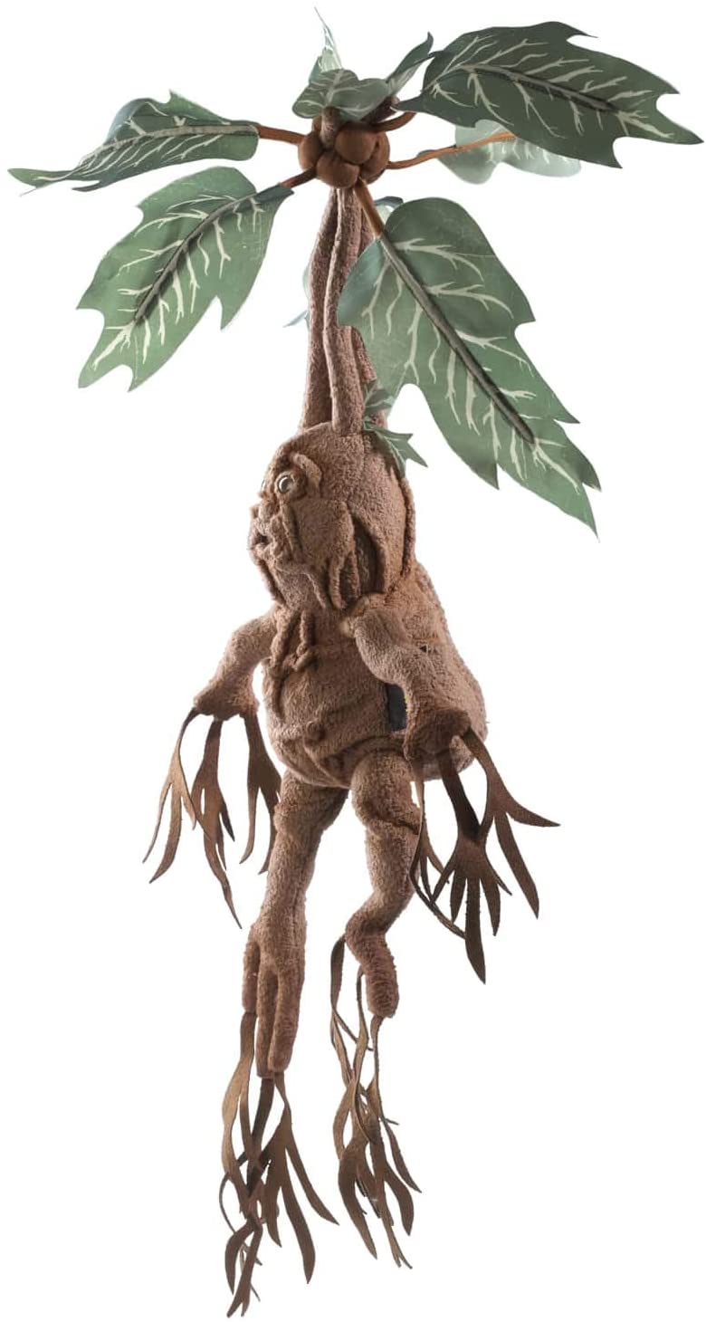The Noble Collection Harry Potter Mandrake Interaktiver Sammlerplüsch mit Topf – offiziell lizenzierte 14 Zoll (35 cm) elektronische Plüschtierpuppen als Geschenke