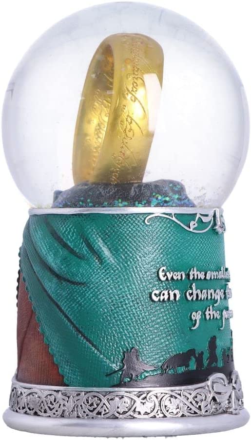 Nemesis Now Officially Licensed Lord of The Rings Frodo Snow Globe, 17cm, Multic