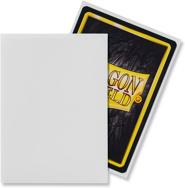 Dragon Shield Standard Sleeves (Matte White), multicoloured