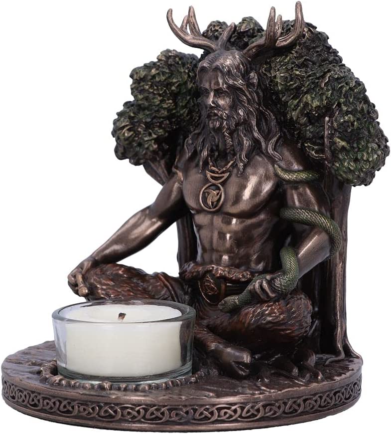 Nemesis Now Cernunnos Tealight Holder 13.5cm, Bronze