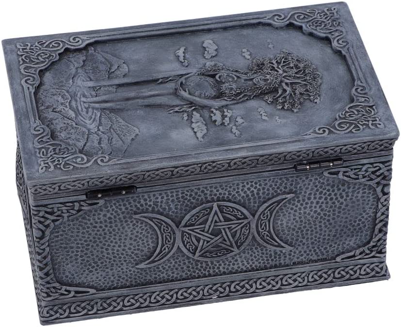 Nemesis Now Mother Earth Box, Grey, 15.5cm