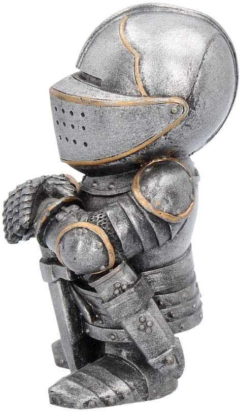 Nemesis Now Sir Fightalot Figur 11 cm Silber