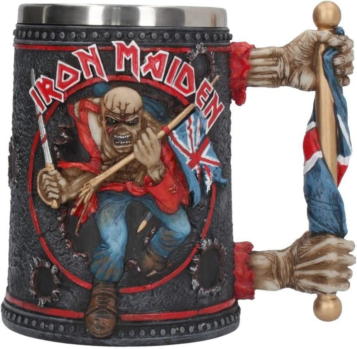 Nemesis Now Iron Maiden Bierkrug, 14 cm, Schwarz