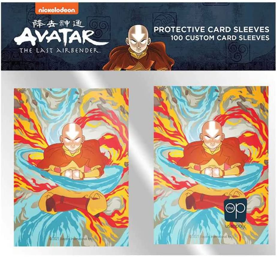 USAopoly Avatar the Last Airbender Schutzhülle für Karten, 100 Stück