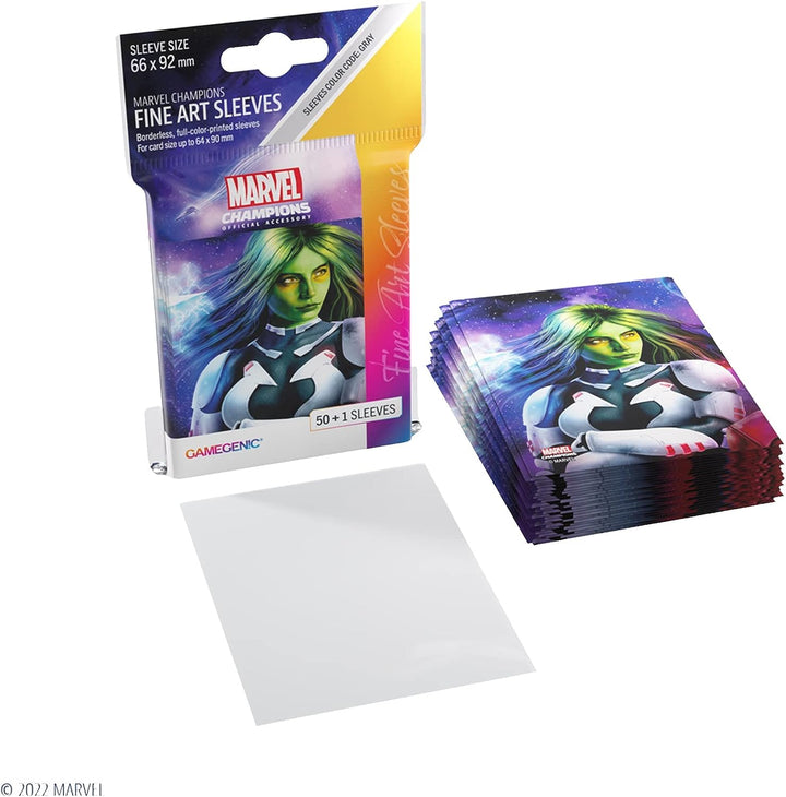 Gamegenic Marvel Champions The Card Game Offizielles Gamora Fine Art Sleeves Pack o