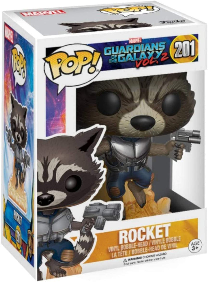 Movies: Guardians of the Galaxy Vol 2 - Rocket Funko 13270 Pop! Vinyl #201