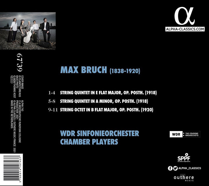 WDR Sinfonieorchester Chamber Players - Bruch: String Quintets & Octet [Audio CD]