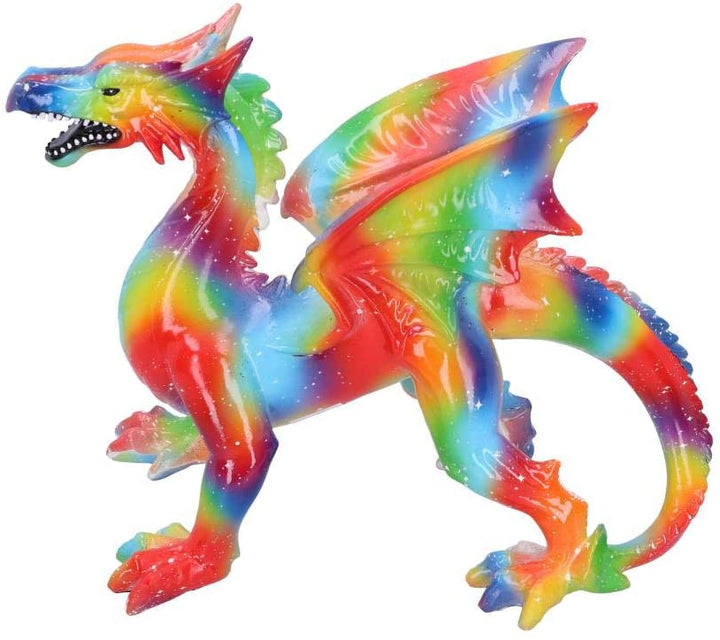 Nemesis Now Multi-coloured Rainbow Dragon Ornament Figurine, Polyresin 30cm