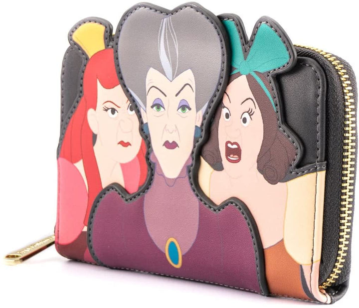 Loungefly Disney Villains Scene Evil Stepmother and Stepsisters Purse / Wallet