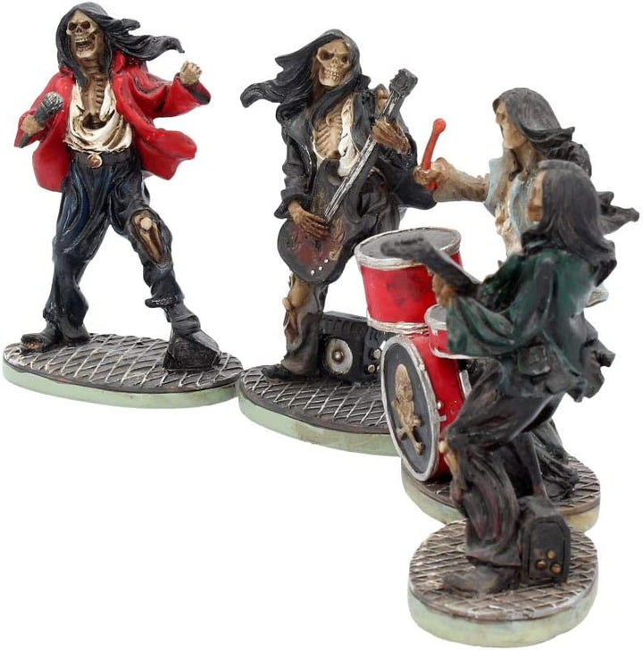 Nemesis Now NEM3962 One Hell Of A Band! (Set of Four) Figurine 10 cm Ivory