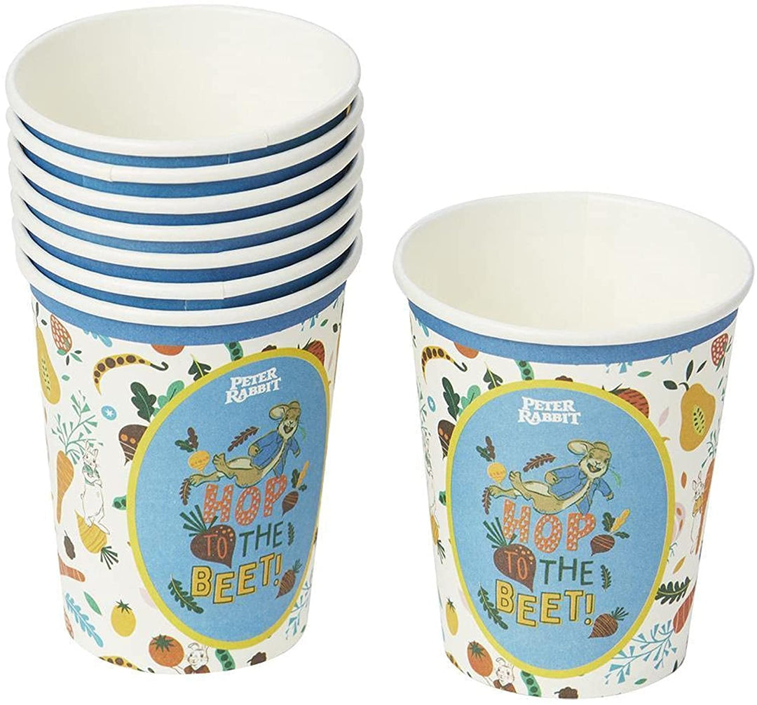 Smiffys offiziell lizenziertes Peter Rabbit Movie Tableware Partybecher x8