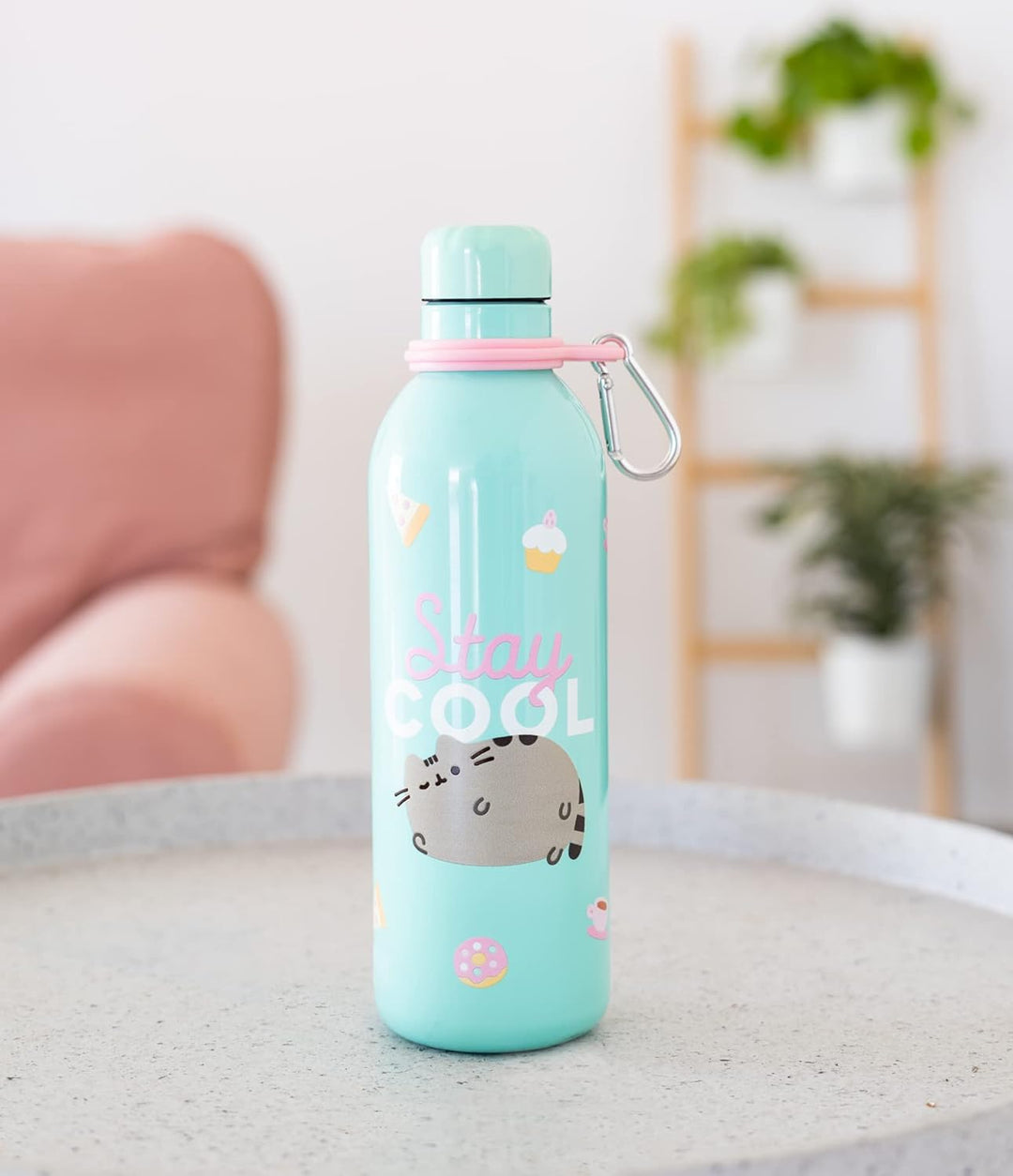 Grupo Erik - The Pusheen 500 ml Insulated Bottle - Stainless Steel and BPA Free