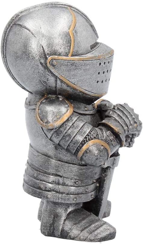 Nemesis Now Sir Fightalot Figur 11 cm Silber