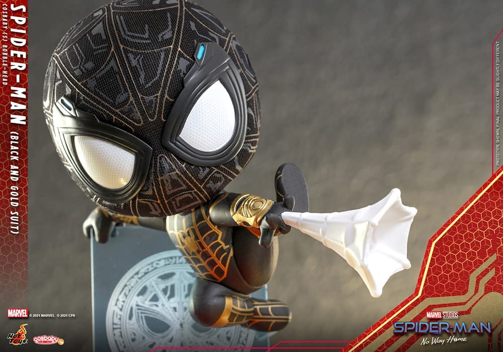 Spider-Man: No Way Home – Spider-Man Black &amp; Gold Suit Cosbaby