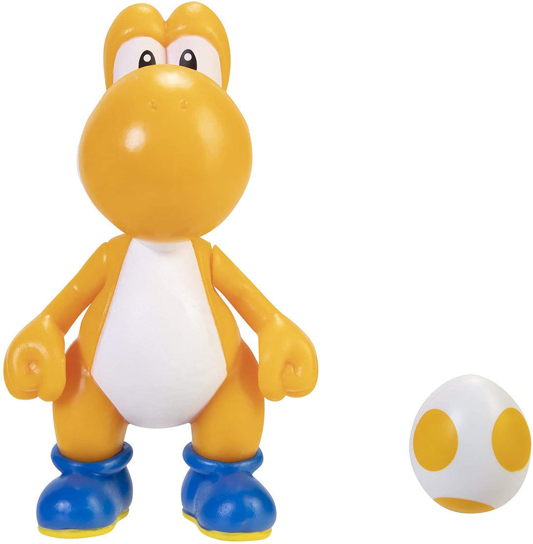 Nintendo Super Mario 10 cm Figur – Orange Yoshi mit Ei