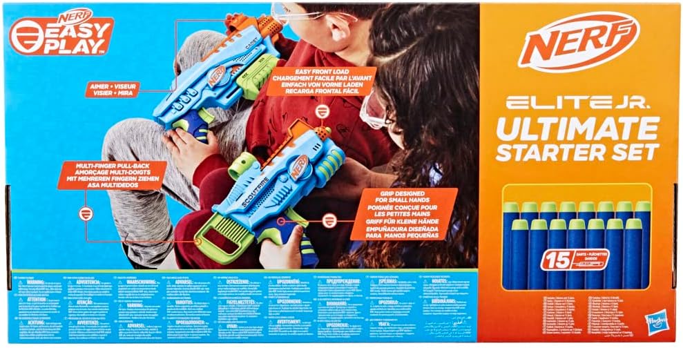 Nerf - Elite Jr Ultimate Starter Set Toy Foam Blasters (F6369)