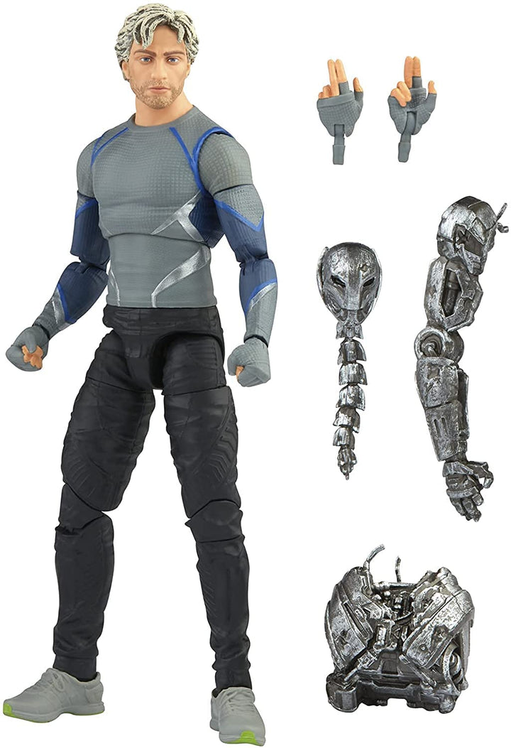 Marvel Hasbro Legends Series 15-cm Scale Action Figure Toy Quicksilver, Infinity Saga character, Premium Design, Figure and 5 Accessories Multicolor