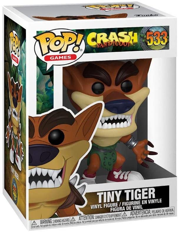 Crash Bandicoot Tiny Tiger Funko 43444 Pop! Vinile #533