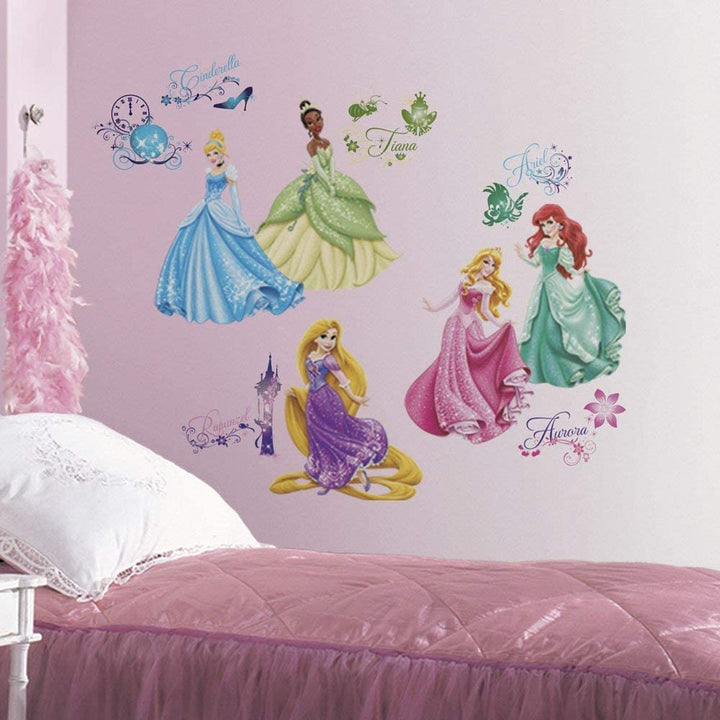 RoomMates RMK2199SCS Disney Princess Royal Debut Wandaufkleber zum Abziehen und Aufkleben, 10 i