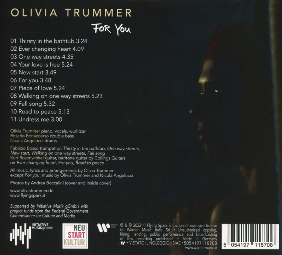 Olivia Trummer - For You [Audio CD]