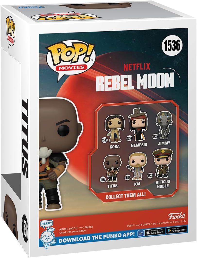 Funko POP! Movies: RM - Rebel Moon - Titus - Collectable Vinyl Figure