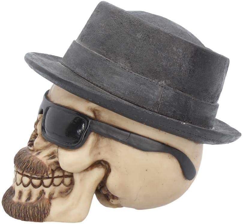 Nemesis Now Badass Skull Figurine with Sunglasses and Fedora (K3106H7)