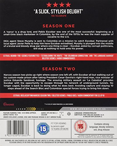 Narcos: The Complete Seasons One & Two [Blu-ray] - Drama [Blu-Ray]