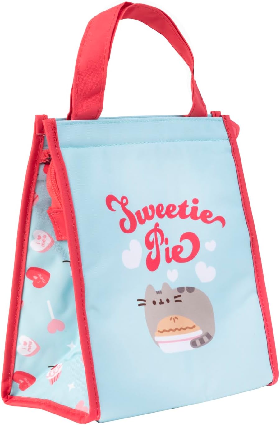 Grupo Erik Pusheen Lunch Bag | 8 x 9 x 5 inches - 20 x 23 x 13 cm | Insulated Lunch Bag