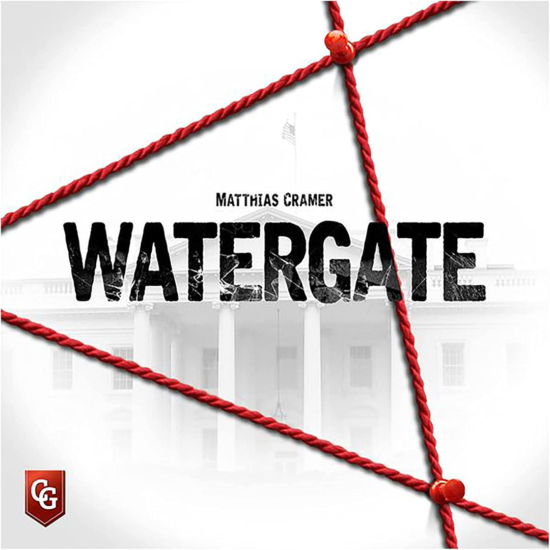 Capstone Games: Watergate – White Box Edition – Historisches Strategie-Brettspiel,
