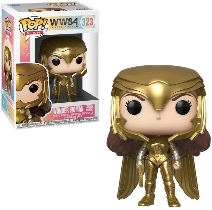 WW 84 Wonder Woman Armatura d&#39;oro Funko 46658 Pop! Vinile #323
