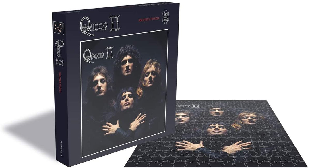 Queen – Queen II – 500-teiliges Puzzle – offiziell lizenziert – perfekt für Erwachsene, Familien und Rock-Fans