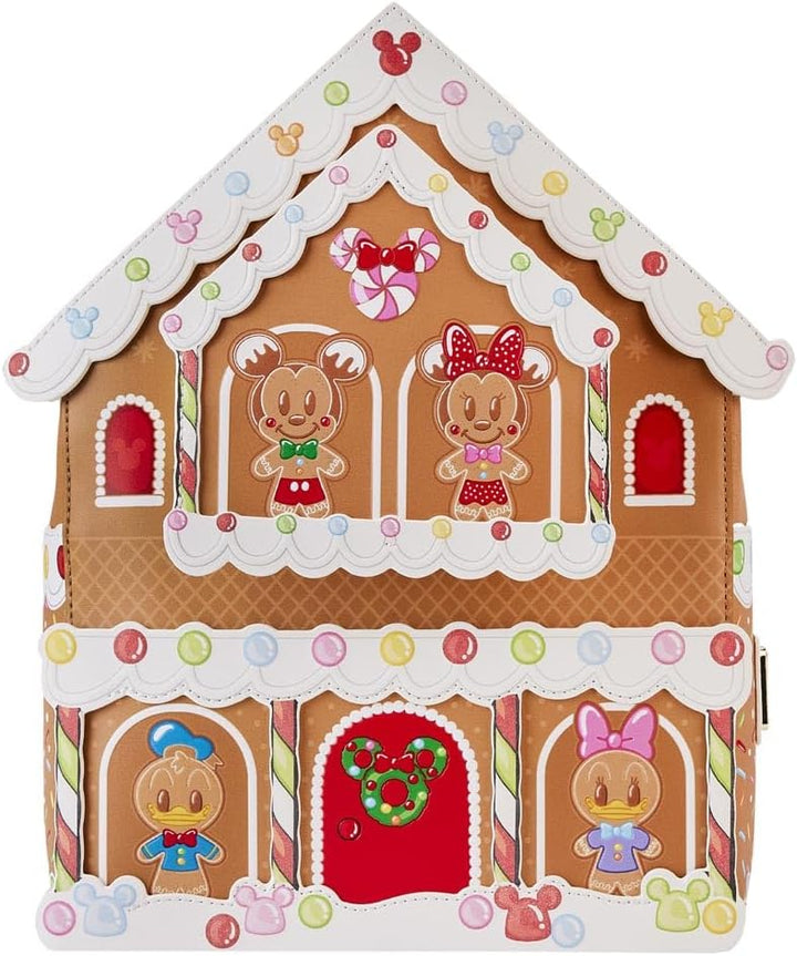 Loungefly Rucksäcke Disney Mickey And Friends Gingerbread House Mini Rucksack Br