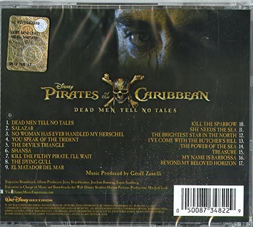 Geoff Zanelli – Pirates of the Caribbean: Dead Men Tell No Tales [Audio-CD]